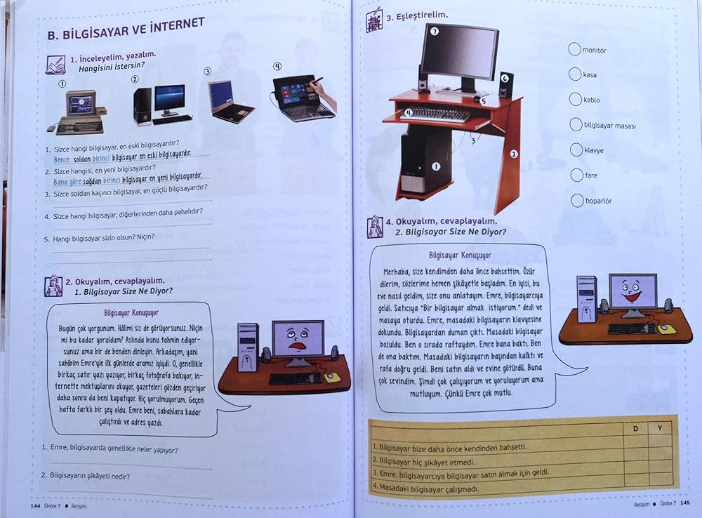 Turkish Language Course Book with Workbook, Beginner level